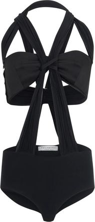 Philosophy di Lorenzo Serafini Gekruiste badpak - Dames - Badpakken - Zwart - XS - Badmode