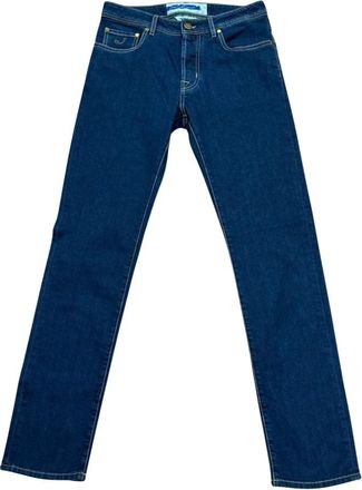 Jacob Cohen Nick Slim Jeans - Heren - Slim Fit Jeans - Blauw - W30 - Katoen - Jeans