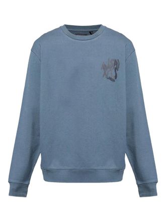 AllSaints Orlando graphic sweatshirt - Blue