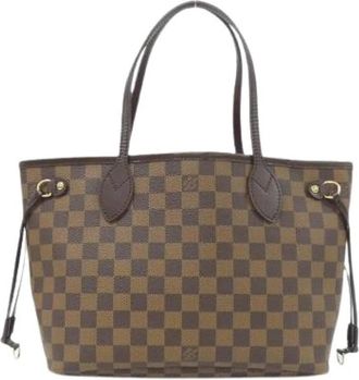 Louis Vuitton Pre-owned Neverfull Damier Tote Bag - Dames - Vintage Shopper - Bruin - ONE Size - Vintage