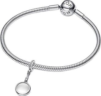 Pandora Moments Silver Cz Dangle Charm