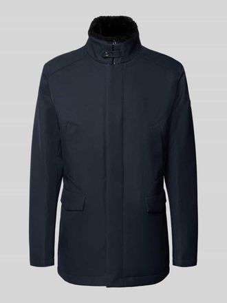 Joop Kurzmantel mit verdecktem Rei&szlig;verschluss Modell DARRY in Marine, Gr&ouml;&szlig;e 50