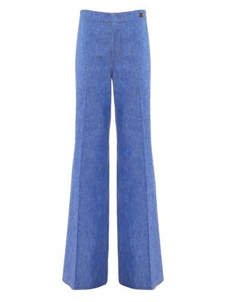 C&acirc;llas Milano Jane Stretch Denim Flare-leg High Waist Jean in Blue at Nordstrom, Size 44 It