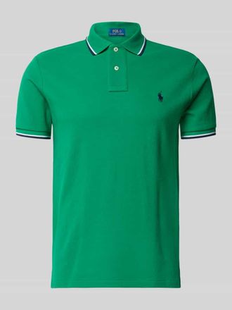 Polo Ralph Lauren Slim Fit Poloshirt aus reiner Baumwolle in Gruen, Gr&ouml;&szlig;e XXL