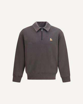 Maison Kitsun&eacute; Chillax Fox polo Sweatshirt Male XL