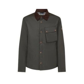 Belstaff Ground Jacket - Heren - Zomerjassen - Groen - M - Katoen - Jassen