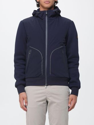Peuterey Viscose Blend Hooded Sweatshirt with Two-Way Zip Closure