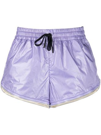 Moncler Shorts sportivi con coulisse - Viola