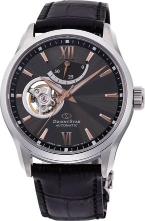 Orient Mens Contemporary Semi Skeleton 39mm Automatic Watch