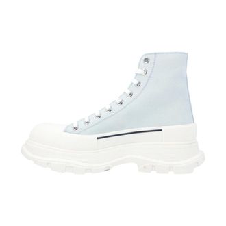 Alexander McQueen Zapatilla Plataforma de Lona Azul Claro - Shoes - Hombre - Azul - 39 1/2 EU