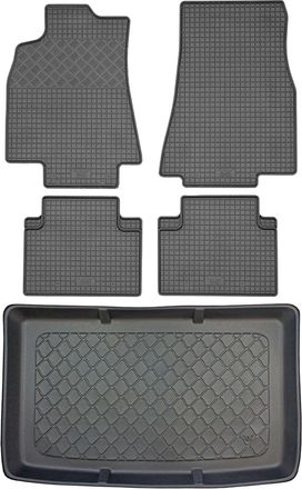 OEM Juego De Alfombrillas De Goma Para Coche Y Alfombrilla Para Maletero Para Mercedes Clase A W169 Hatchback (3/5 Puertas) De Septiembre De 2004 A Agosto