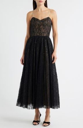 Lucy Paris Kelly Sequin Lace Cocktail Dress in Black at Nordstrom Rack, Size X-Small