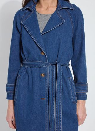 Lyss&eacute; Paris Tencel Denim Trench