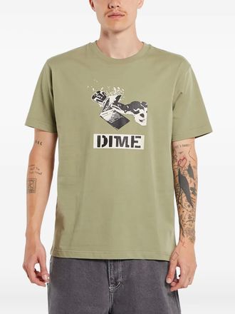 Dime Ragequit T-shirt - men - Cotton - S - Green