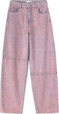 Ganni seam-detail jeans - women - Denim - 25 - Pink