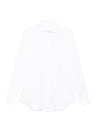 Xacus long sleeve cotton shirt - men - Cotton - 44 - White