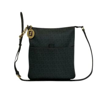 Fendi Pre-owned Cross Body Bags, female, Black, Size: ONE SIZE Pre-owned Vintage Shoulder Bag