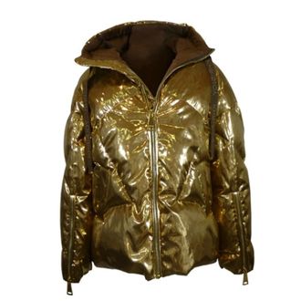 Khrisjoy Winter Jackets, female, Yellow, Size: XS Iconic Milano Down Jacket