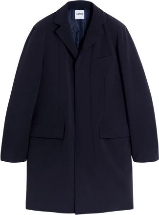 Aspesi Technische Jas - Heren - Mantel - Blauw - XL - Jassen