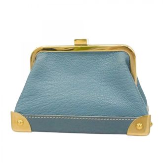 Louis Vuitton Blue Coin Purse/Coin Case (Pre-Owned)