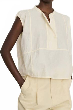SOEUR Danube Blouse In Vanille