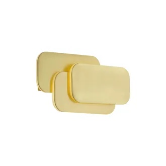 QAZQA Qazqa Lampada Da Parete Moderna Ottone Con Led Dimmerabile A 3