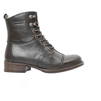 Ten Points Pandora Lace Boots Tanned Leather Freizeitstiefel f&uuml;r Damen | grau