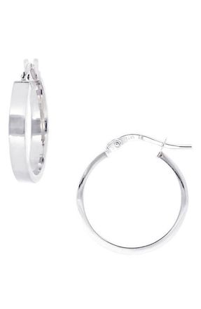 Bony Levy 14K Gold Hoop Earrings in 14Kw at Nordstrom