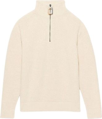 J.W.Anderson Jersey con media cremallera - Knitwear - Hombre - Beige - L
