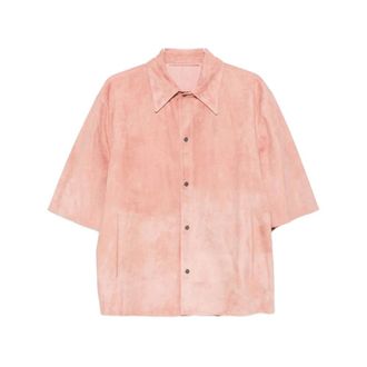 Salvatore Santoro Short Sleeve Shirts, male, Pink, Size: XL Shirt 50693-U