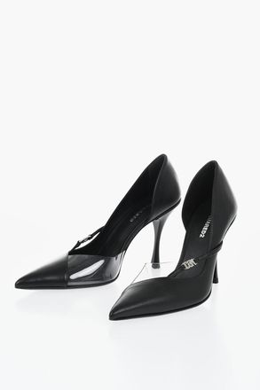 Dsquared2 ICON Pointed Toe Leather Pumps 10cm Dsquared2