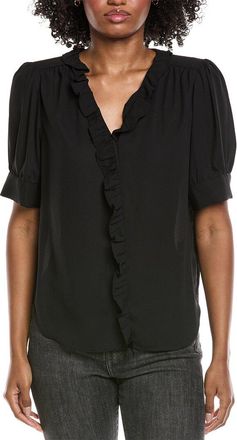 CeCe by Cynthia Steffe Cece Puff Sleeve Ruffle Top