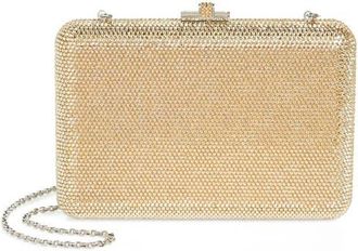 Judith Leiber Slim Slide Clutch in Silver Prosecco at Nordstrom