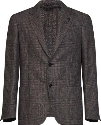 Lardini Hombre, Chaquetas, Marr&oacute;n, Talla: 2XL