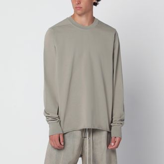 Rick Owens Tower Mineral Cotton Crewneck Sweatshirt