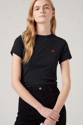 Levi's T-shirt Essential sportiva - Donna - 2XL - Nero / Caviar Cotton
