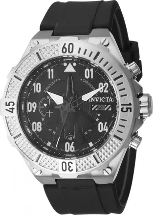 Invicta Aviator Chronograph Quartz Black Dial Mens Watch 39888