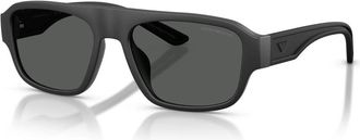 Emporio Armani Ea 4266U Zonnebrillen - unisex - Zonnebrillen - Zwart - 55 MM - Accessoires