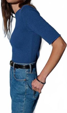 Nation Ltd Beverly Smocked Top In Galaxy Blue