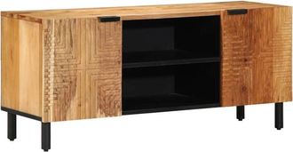 vidaXL Tv Cabinet 105x33x46 cm Solid Wood Acacia Vidaxl
