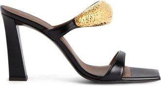 Giuseppe Zanotti Sandali GZ-Ania in pelle 90mm - Nero