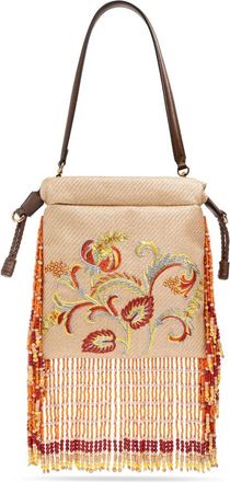 Etro Kalispera Kleine Handtas - Dames - Handtassen - Beige - ONE Size - Leer - Tassen