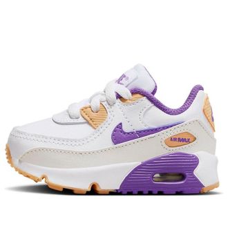 Nike (TD) Nike Air Max 90 Leather White Action Grape DV3609-103