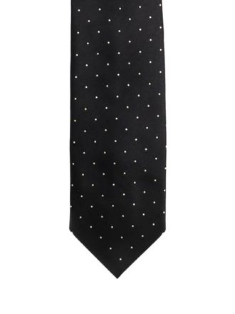 Tom Ford Mens Tie Black Silk Ties & Bow