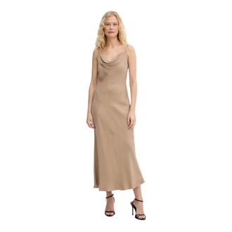 Guess Maxi Jurken - Dames - Jurken - Beige - Maat: XS