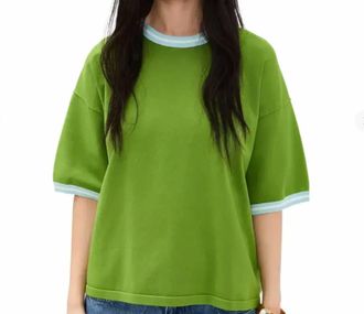 Essentiel Jefinitely Knit Tshirt In Spirulina