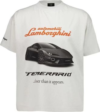 Balenciaga T-Shirts, male, White, Size: L 9012 T-Shirt