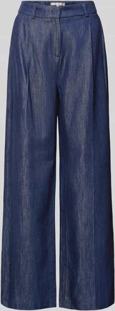 Christian Berg Wide Fit Jeans mit Lyocell-Anteil in Marine, Gr&ouml;&szlig;e 34