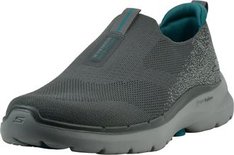 Skechers Mens Gowalk 6-Stretch Fit Slip-On Athletic Performance Walking Shoe, Black, 6 X-Wide UK