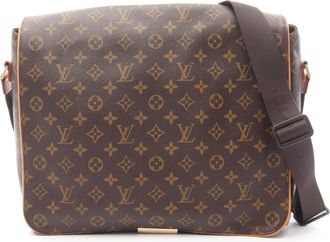 Louis Vuitton Brown Monogram Coated Canvas Leather Shoulder Bag (Pre-Owned)